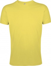 Футболка мужская приталенная Regent Fit 150 желтая (горчичная), размер M