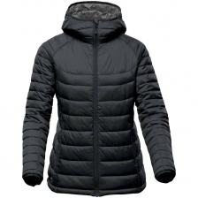 Куртка компактная женская Stavanger черная с серым, размер M