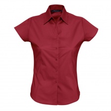 Рубашка женская с коротким рукавом EXCESS красная, размер L