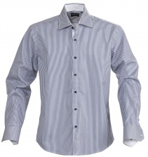 Рубашка мужская в полоску Reno, темно-синяя, размер XXL