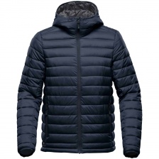 Куртка компактная мужская Stavanger темно-синяя с серым, размер S