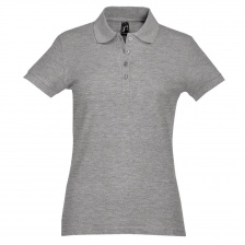 Рубашка поло женская Passion серый меланж, размер M