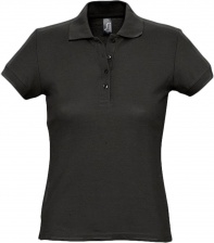 Рубашка поло женская Passion 170 черная, размер L