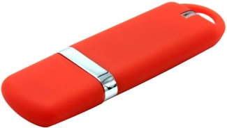 Флешка Shape с покрытием Софт Тач 16 Гб - Красный PP