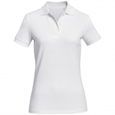 Рубашка поло женская Inspire белая, размер XL