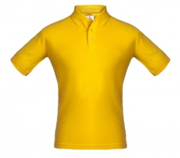 Рубашка поло Unit Virma, желтая, размер XL