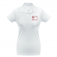 Рубашка поло женская «Разделение труда. Докторро», белая, размер M