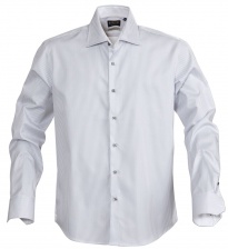 Рубашка мужская в полоску Reno, серая, размер M