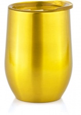 Термокружка с двойной стенкой KOFFCAN S, жёлтая