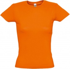 Футболка женская Miss 150 оранжевая, размер XXL