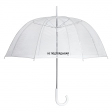 Прозрачный зонт-трость «Не подглядывай»