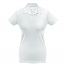 Рубашка поло женская ID.001 белая, размер L