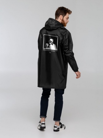 Дождевик с карманами «Леон», черный, размер XL фото 1