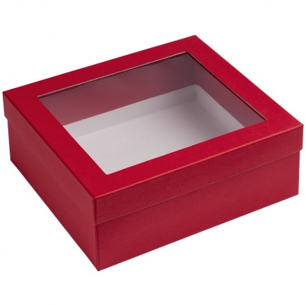 Коробка Teaser с окошком, красная фото 2