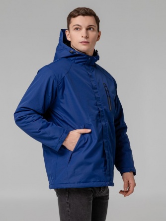 Куртка с подогревом Thermalli Pila, синяя, размер XXL фото 17