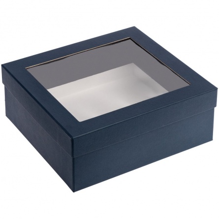 Коробка Teaser с окошком, синий фото 2