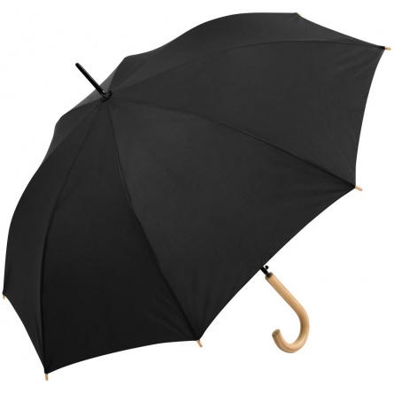 Зонт-трость OkoBrella, черный фото 1