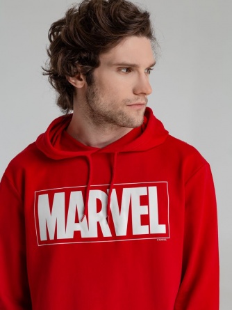 Худи унисекс Marvel, красное, размер S фото 1