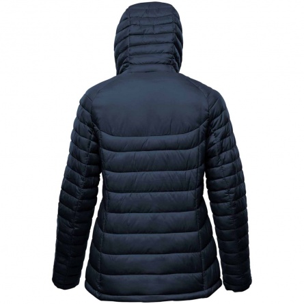 Куртка компактная женская Stavanger темно-синяя с серым, размер S фото 2