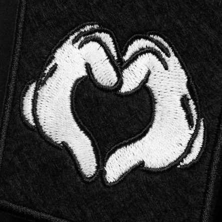 Панама Heart, черная фото 4