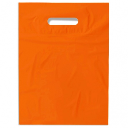 Пакет ПВД 30*40+3 см., 50-55 мкм, оранжевый фото 1