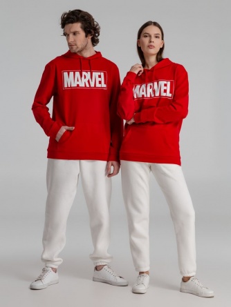 Худи унисекс Marvel, красное, размер XXL фото 3