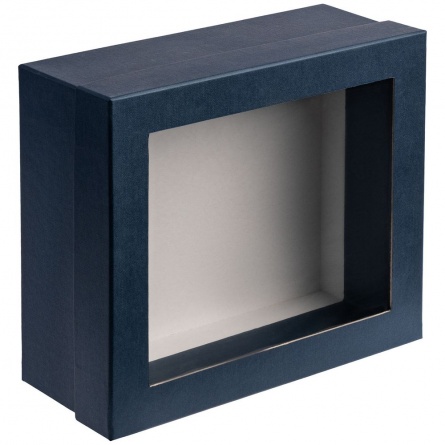 Коробка Teaser с окошком, синий фото 1
