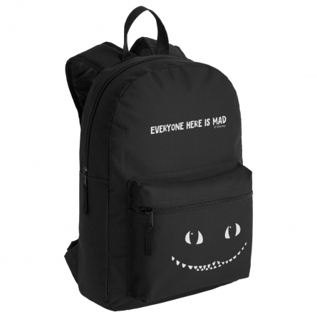 Рюкзак со светящимся принтом Cheshire Cat, черный фото 5