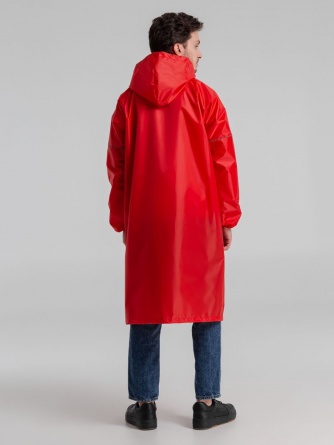 Дождевик со светоотражающими элементами Rainman Blink, красный, размер XL фото 6
