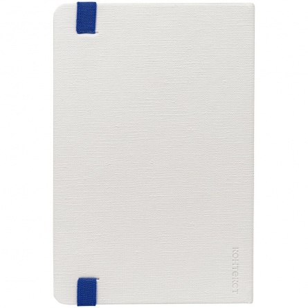 Блокнот Tex Metal, недатированный, белый с синим фото 5