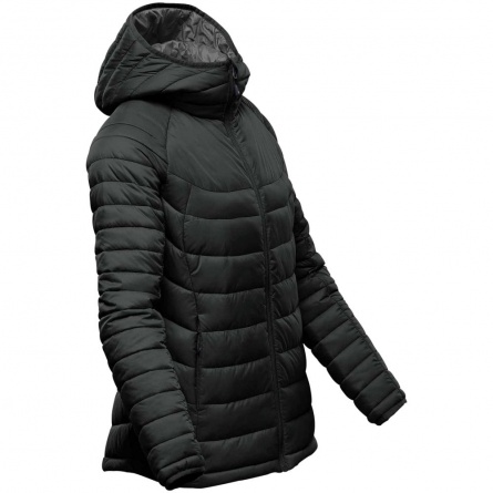 Куртка компактная женская Stavanger черная с серым, размер XL фото 4