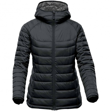 Куртка компактная женская Stavanger черная с серым, размер L фото 1
