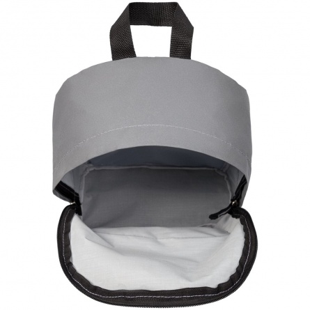 Рюкзак детский Manifest из светоотражающей ткани, серый фото 6