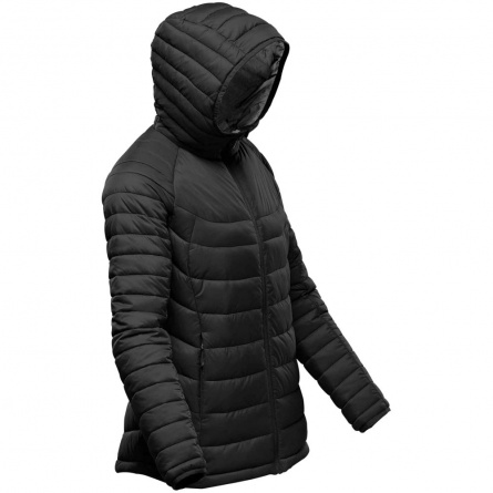 Куртка компактная женская Stavanger черная с серым, размер L фото 5