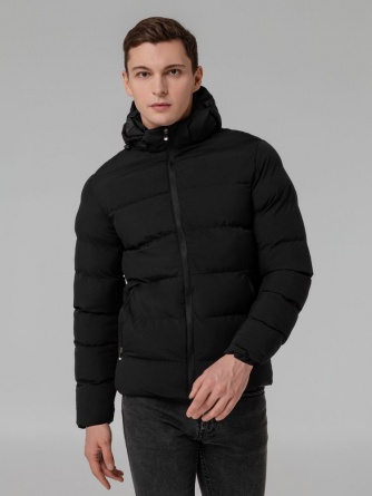 Куртка с подогревом Thermalli Everest, черная, размер XL фото 16