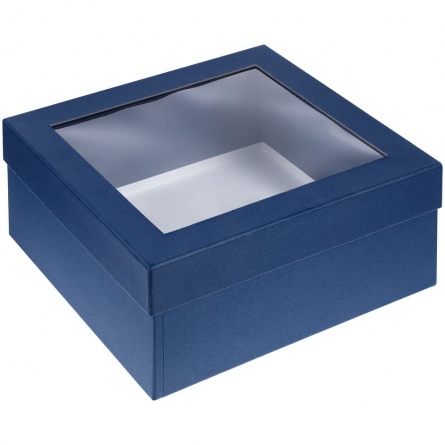 Коробка Teaser с окошком, синий фото 6