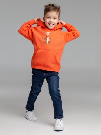 Худи детское Tigger, оранжевое, на рост 118-128 см (8 лет) фото 3