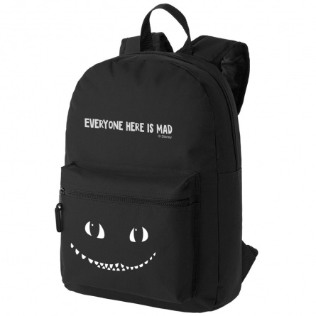 Рюкзак со светящимся принтом Cheshire Cat, черный фото 2