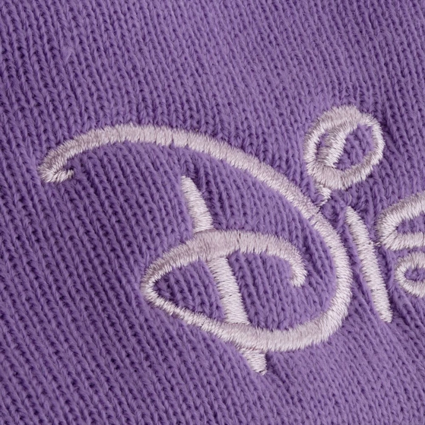 Шапка с вышивкой Disney, фиолетовая фото 4