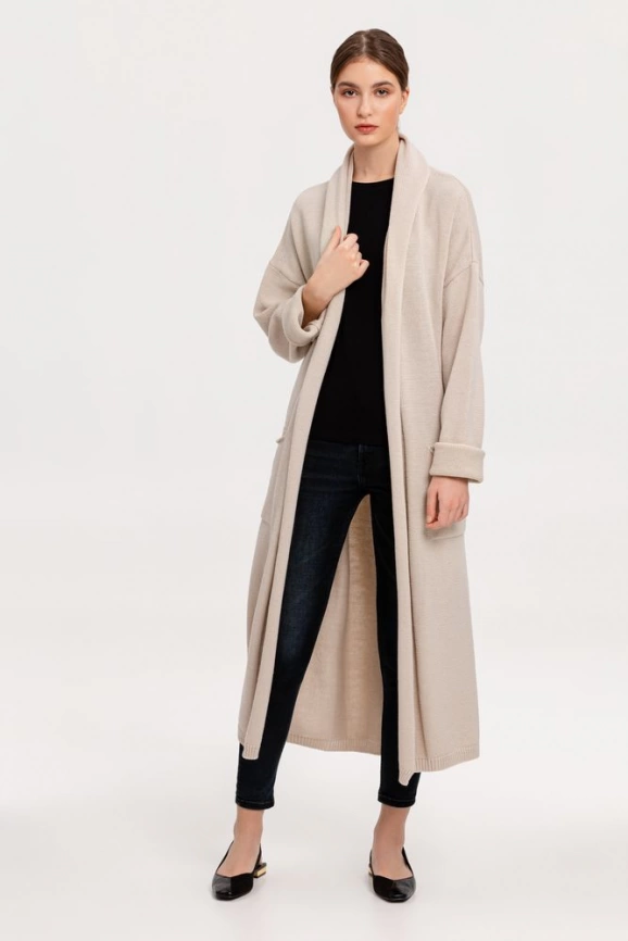 Кардиган женский Free Flow, молочный, размер M фото 1