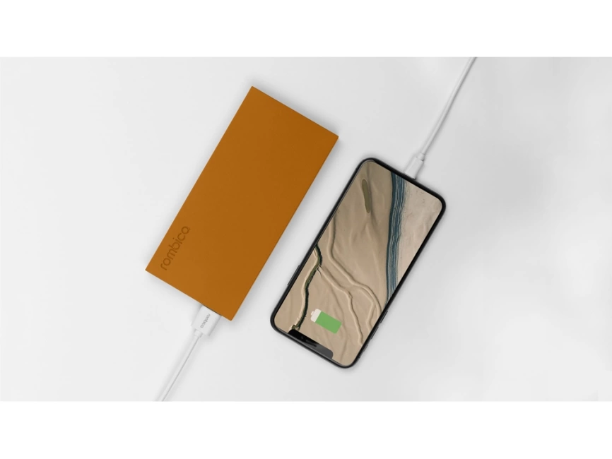 Внешний аккумулятор Rombica NEO ARIA Sandal, 10000мАч, Soft-touch, PD, QCharge, Type-C, сандаловый фото 7