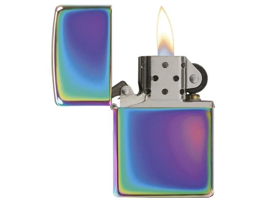 Зажигалка ZIPPO Classic с покрытием Spectrum™, латунь/сталь, разноцветная, глянцевая, 38x13x57 мм фото 3