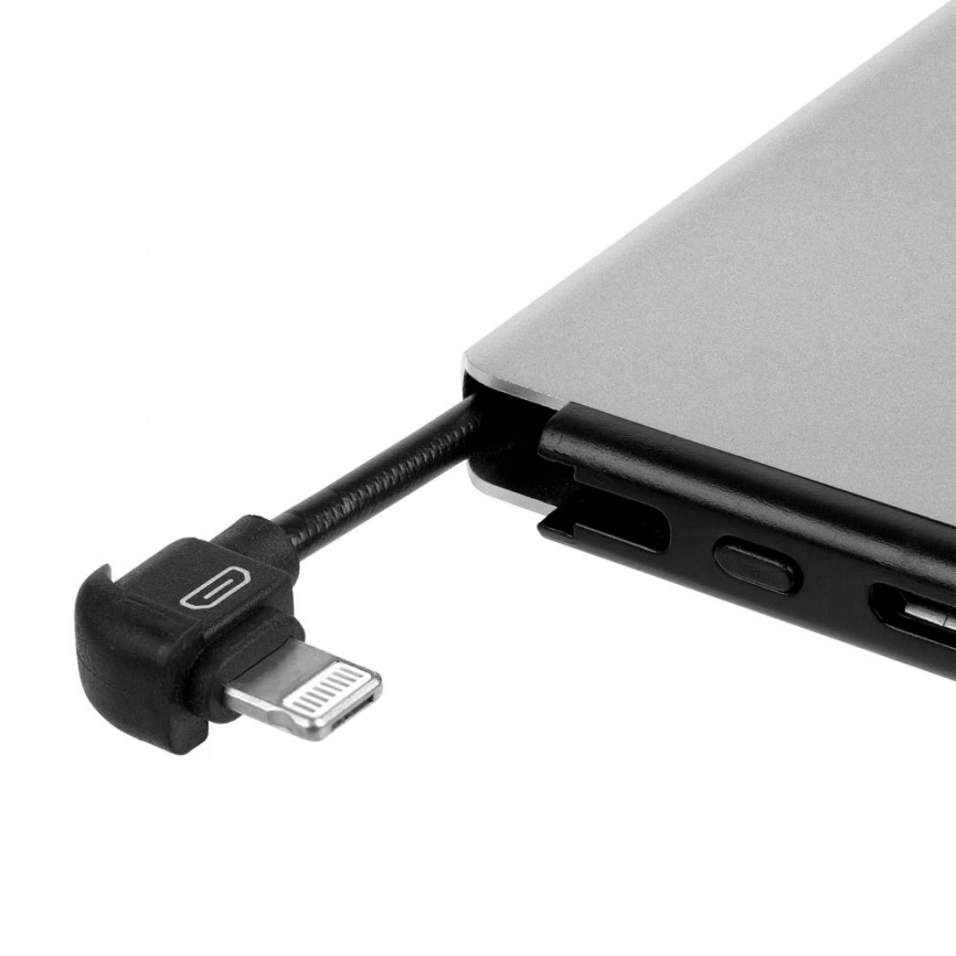 Металлический аккумулятор Double Reel 5000 мАч, серебристый фото 5