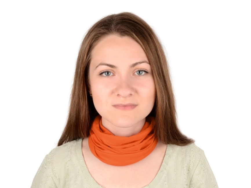 Снуд Farbe, оранжевый фото 3