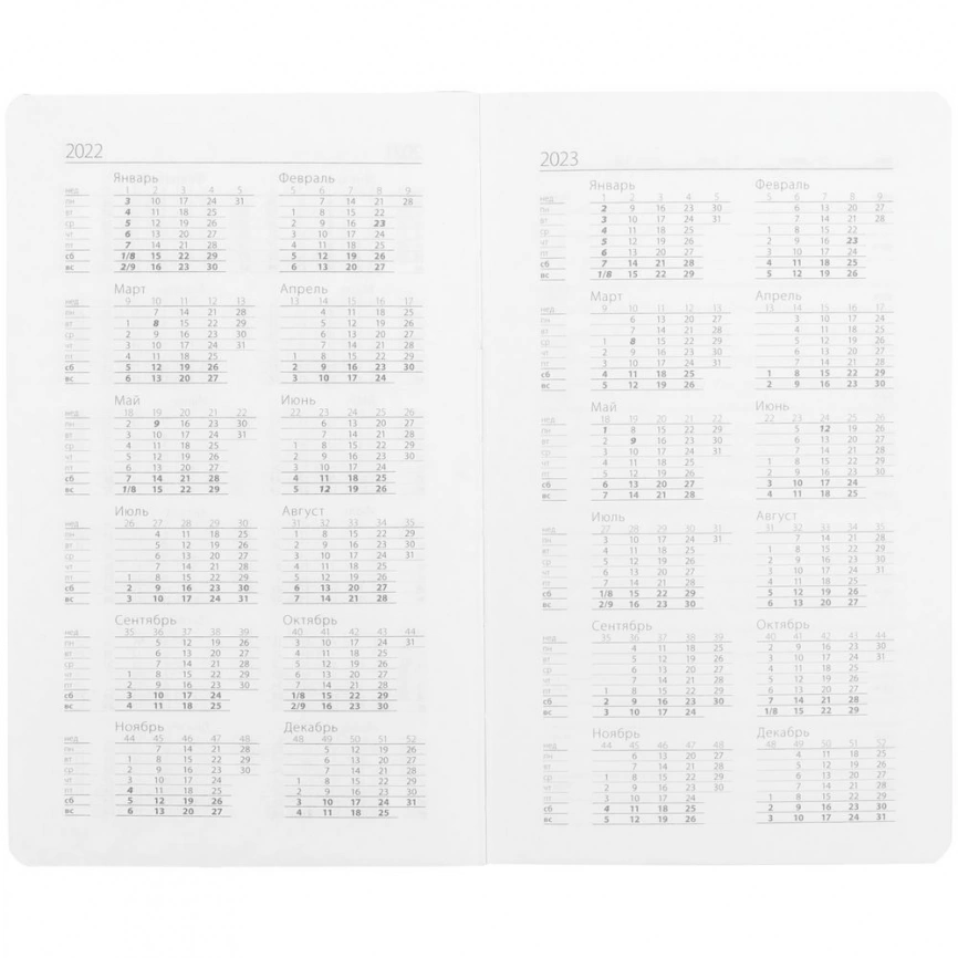 Ежедневник Basis Mini ver.2, недатированный, синий фото 6