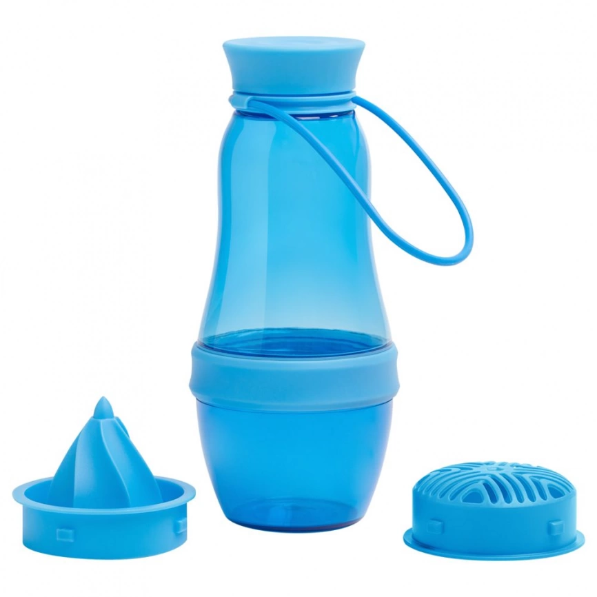 Бутылка для воды Amungen, синяя фото 2
