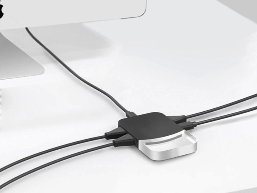 USB хаб Mini iLO Hub, черный фото 2