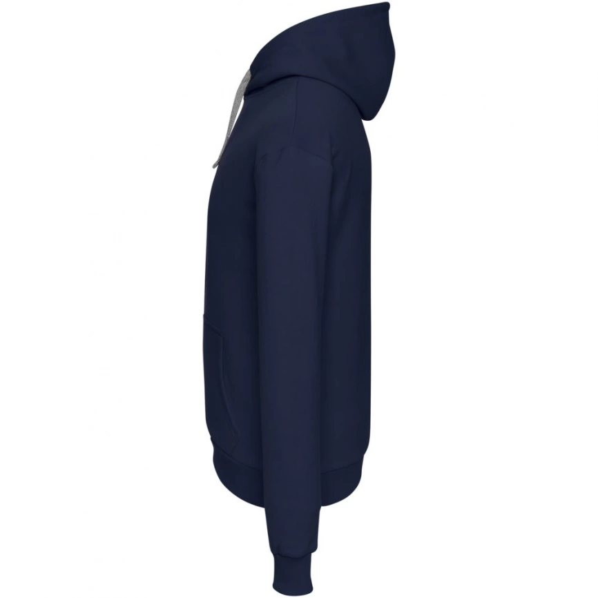 Толстовка с капюшоном Unit Kirenga темно-синяя, размер XL фото 3