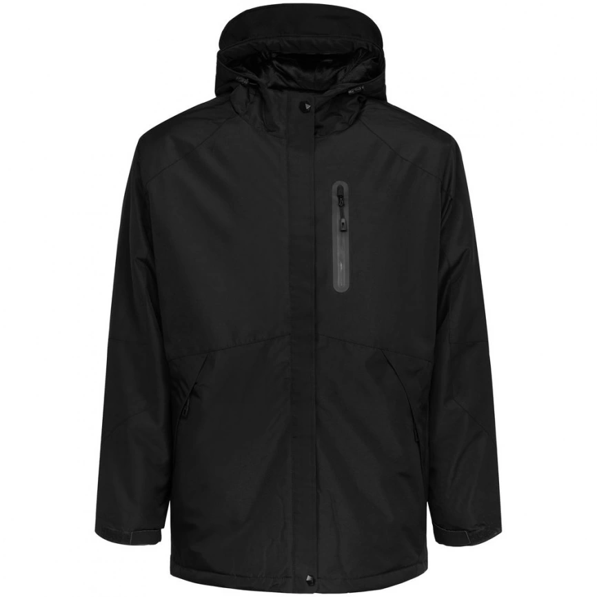 Куртка с подогревом Thermalli Pila, черная, размер XXL фото 1