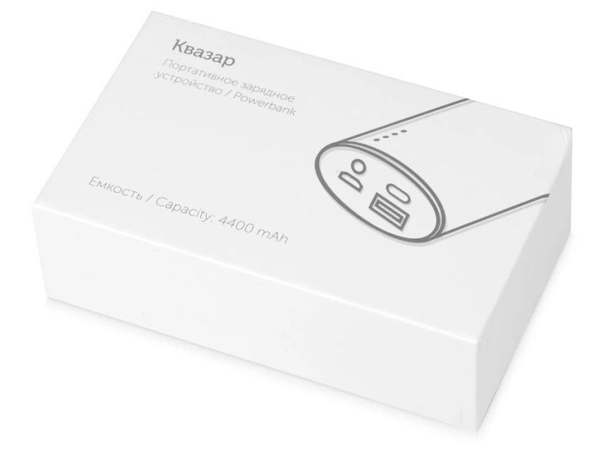Портативное зарядное устройство Квазар, 4400 mAh, черный фото 7